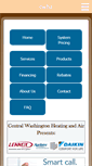 Mobile Screenshot of centralwashingtonheating.com